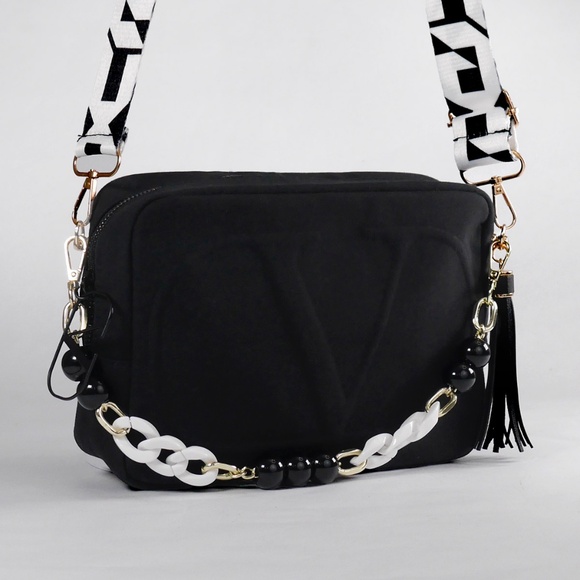 Valentino Crossbody Bag Black NEW - Picture 2 of 7